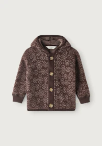 Jakke i merinoullfleece til baby