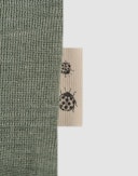 Baby merino wool/silk long-sleeve top Jade green