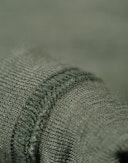 Baby merino wool/silk long-sleeve top Jade green