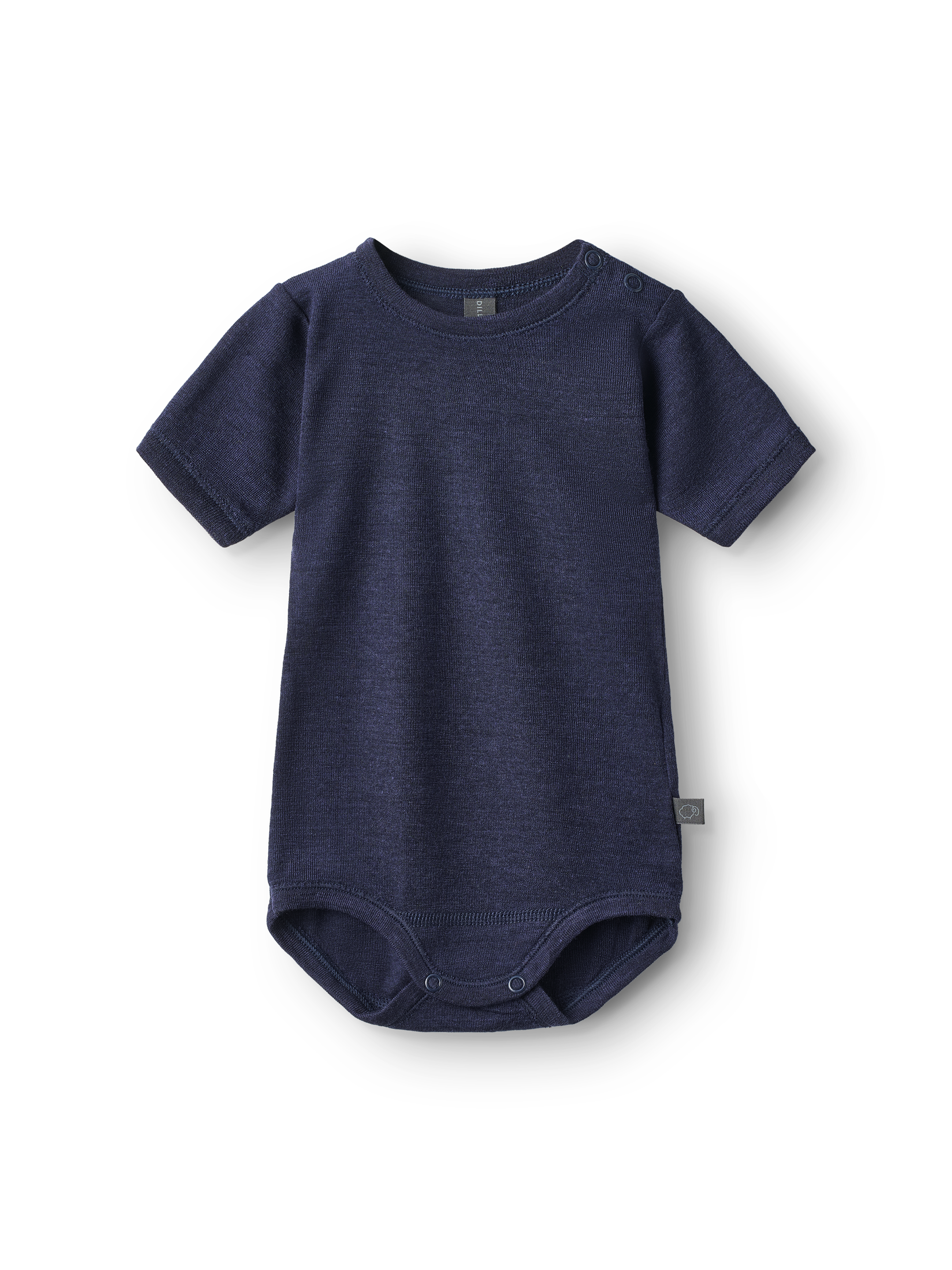 Kortermet dress i ull/silke til baby
