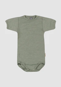 Kortermet dress i ull/silke til baby