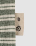 Kortermet dress i ull/silke til baby Jade/ natur