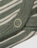 Kortermet dress i ull/silke til baby Jade/ natur