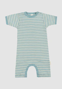 Sommerbody i merinoull/silke til baby