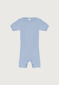 Sommerbody i merinoull/silke til baby