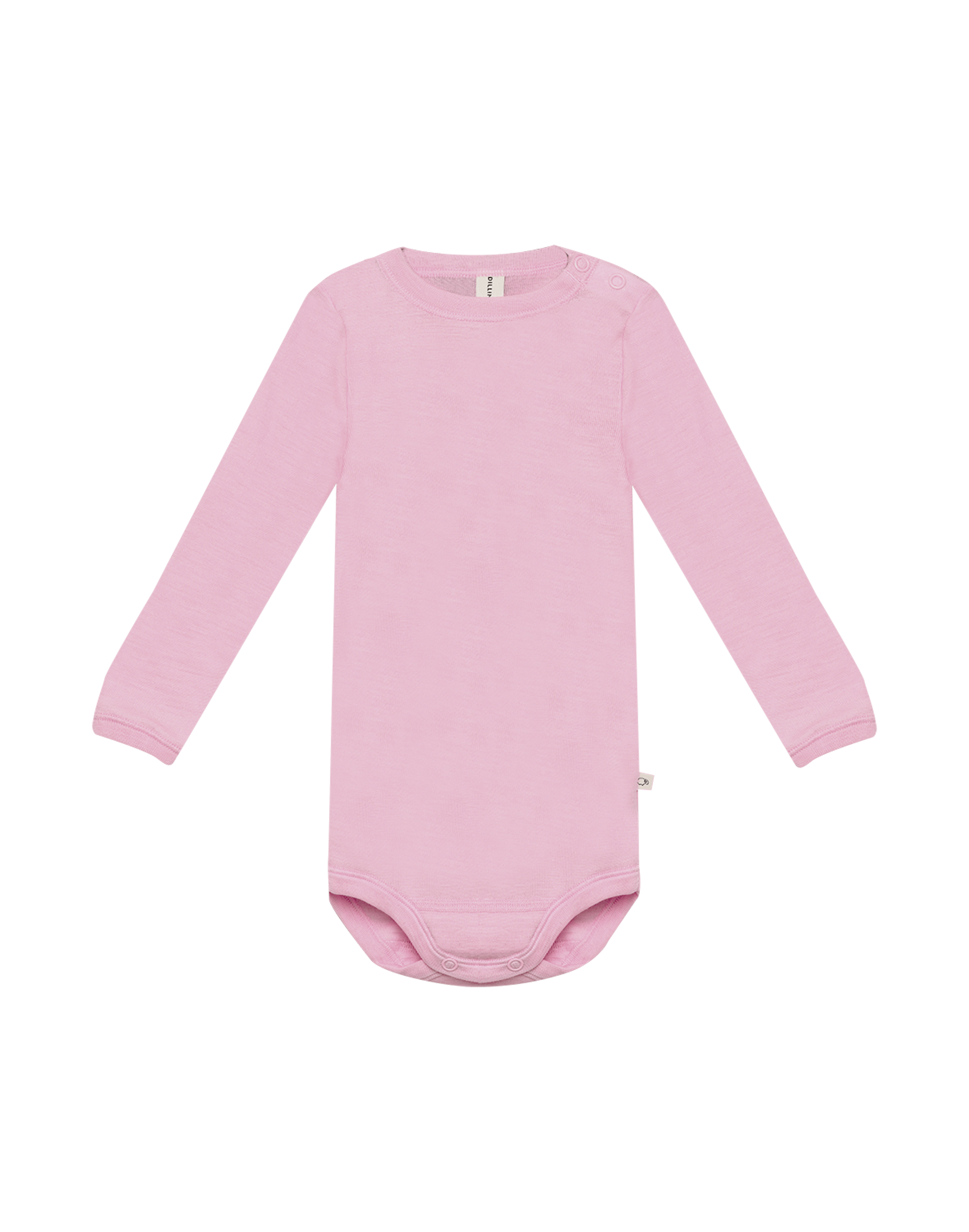 Romper met lange mouw van merinowol/zijde voor baby's