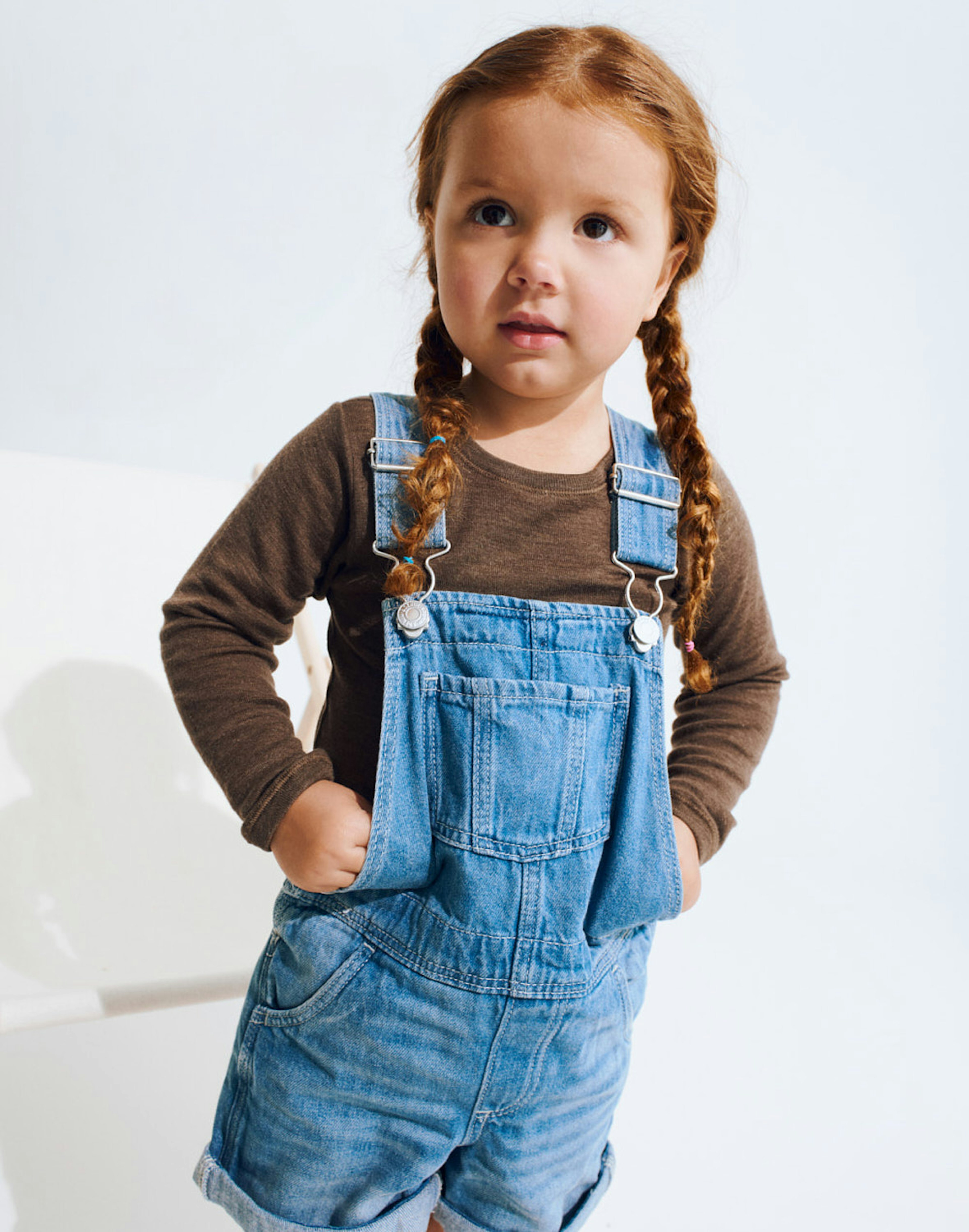 Romper met lange mouw van merinowol/zijde voor baby's