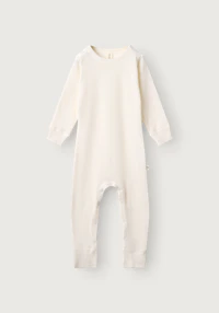 Sparkebukse i merinoull/silke til baby