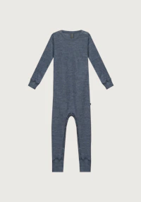 Sparkebukse i merinoull/silke til baby