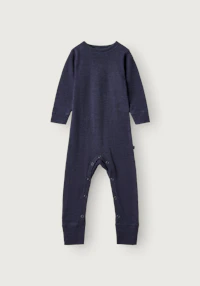 Sparkebukse i merinoull/silke til baby