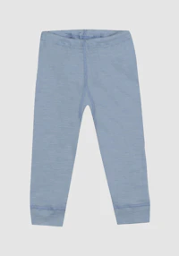 Leggings i merinoull/silke til baby