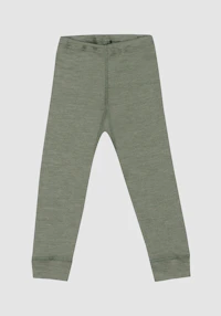 Leggings i merinoull/silke til baby