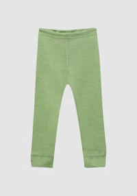 Leggings i merinoull/silke til baby
