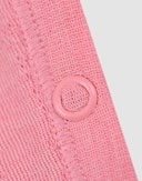 Sommerbody med hullmønster i økologisk ull/silke til baby Peonrosa