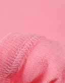 Baby merino wool/silk pointelle sleeveless bodysuit Peonies pink