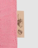 Pointelle boxpakje van merinowol/zijde voor baby's Pioenrozen roze