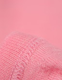 Pointelle boxpakje van merinowol/zijde voor baby's Pioenrozen roze
