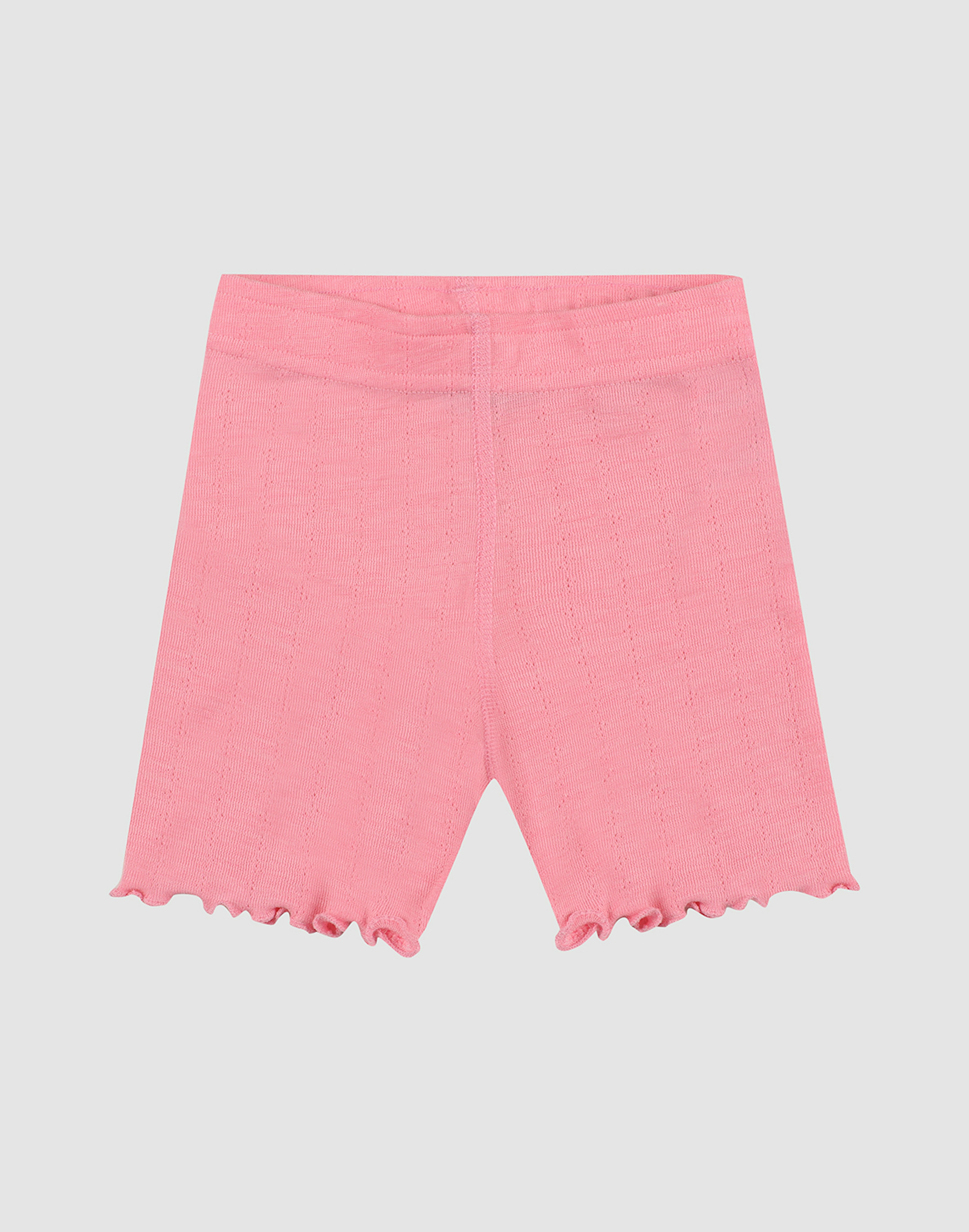 Shorts i merinoull/silke til baby Peonrosa