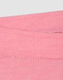 Pointelle-stickade leggings i merinoull/siden för baby Pionrosa