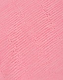 Pointelle-stickade leggings i merinoull/siden för baby Pionrosa