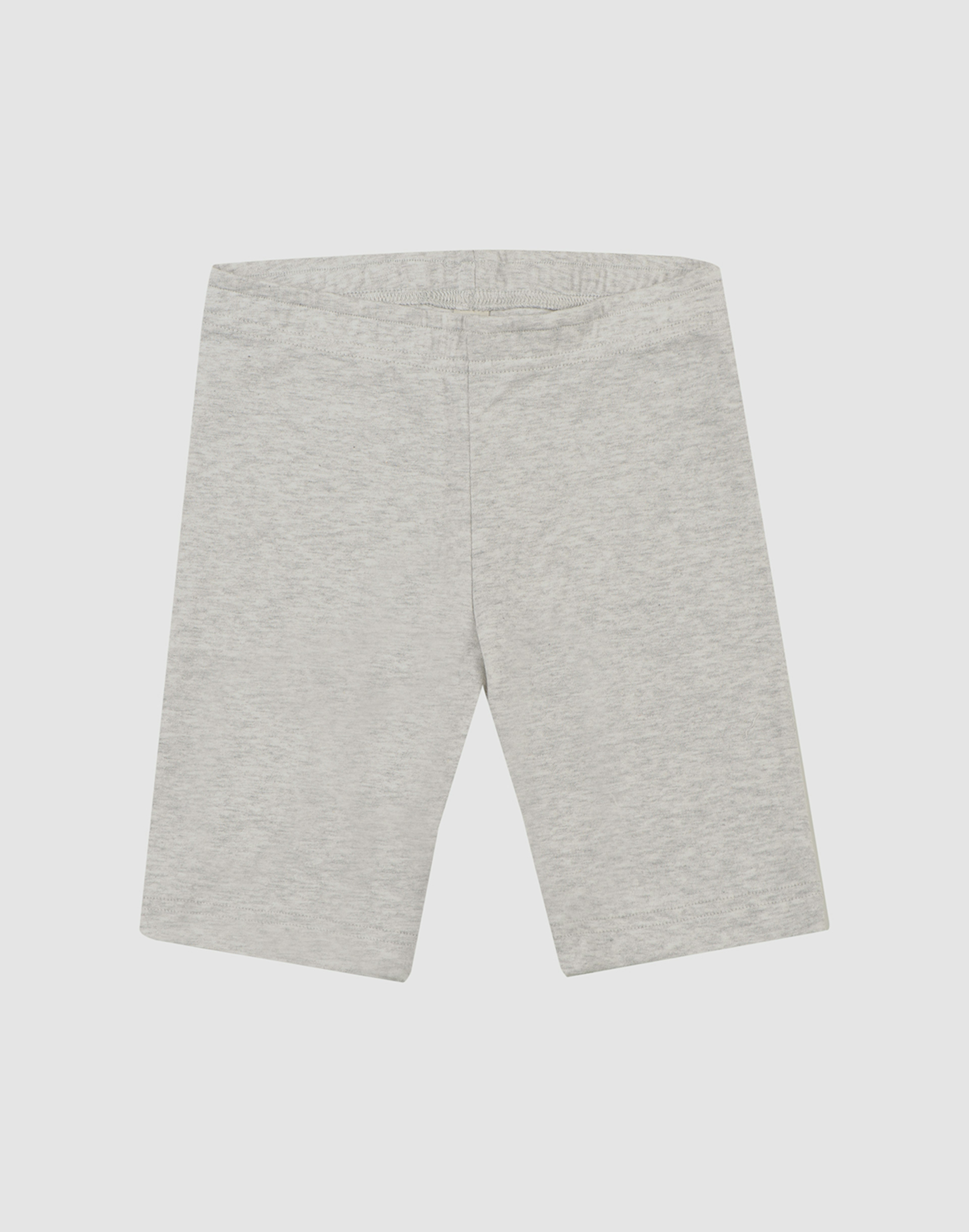 Shorts i bomull til barn Lys gråmelert