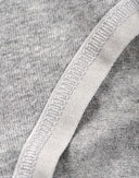 Girls' cotton briefs Light grey melange