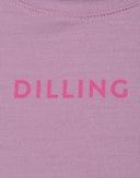 Langermet genser i merinoull til barn Rosa nellik