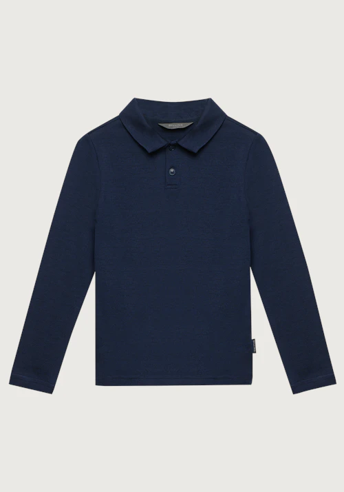 Poloskjorte med lange ermer