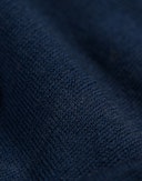 Children's merino wool terry hat Navy blue