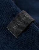 Children's merino wool terry hat Navy blue