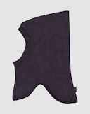 Balaklava i merinoullfrotté til barn Aubergine