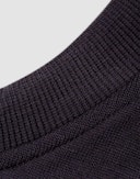 Balaklava i merinoullfrotté til barn Aubergine