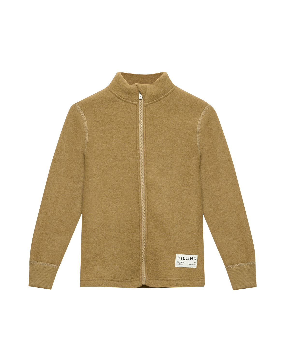 Jakke i merinoullfleece til barn