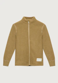 Jakke i merinoullfleece til barn