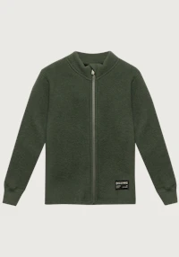Jakke i merinoullfleece til barn