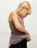 Jakke i merinoullfleece til barn Lillamelert