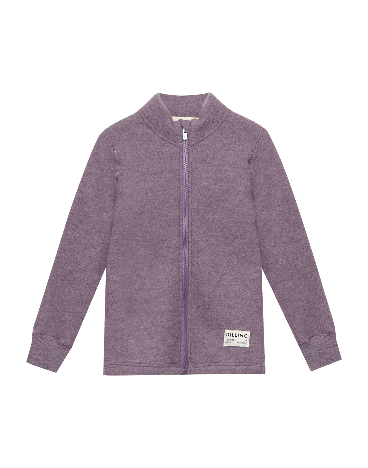 Jakke i merinoullfleece til barn