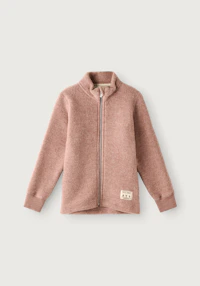 Jakke i merinoullfleece til barn