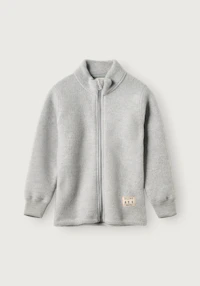 Jakke i merinoullfleece til barn
