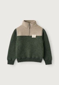Jakke i merinoullfleece til barn