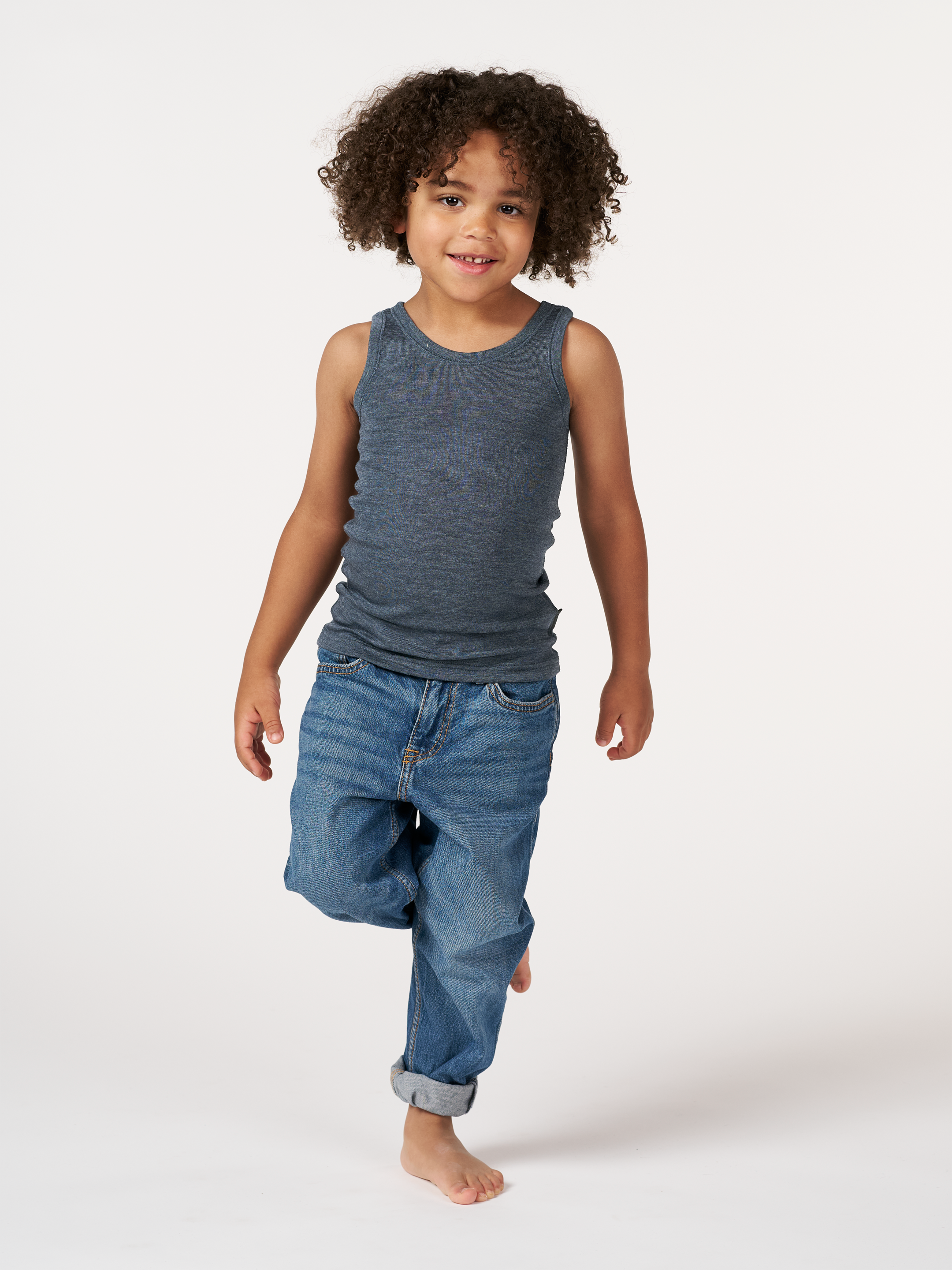 thumbnail: DILLING Kinderhemd Van Biologische Merinowol En Zijde - Zachte Basislaag Voor Alledag