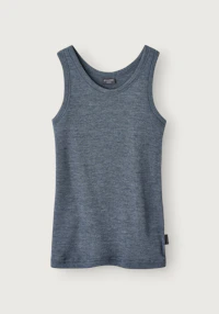 Tanktopp i merinoull/silke til barn