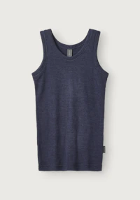 Tanktopp i merinoull/silke til barn