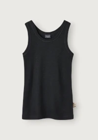 Tanktopp i merinoull/silke til barn