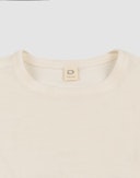 T-shirt i merinould/silke til børn Natur