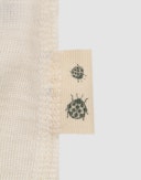 T-shirt i merinould/silke til børn Natur