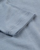 T-shirt i merinoull/siden för barn Nordisk blå