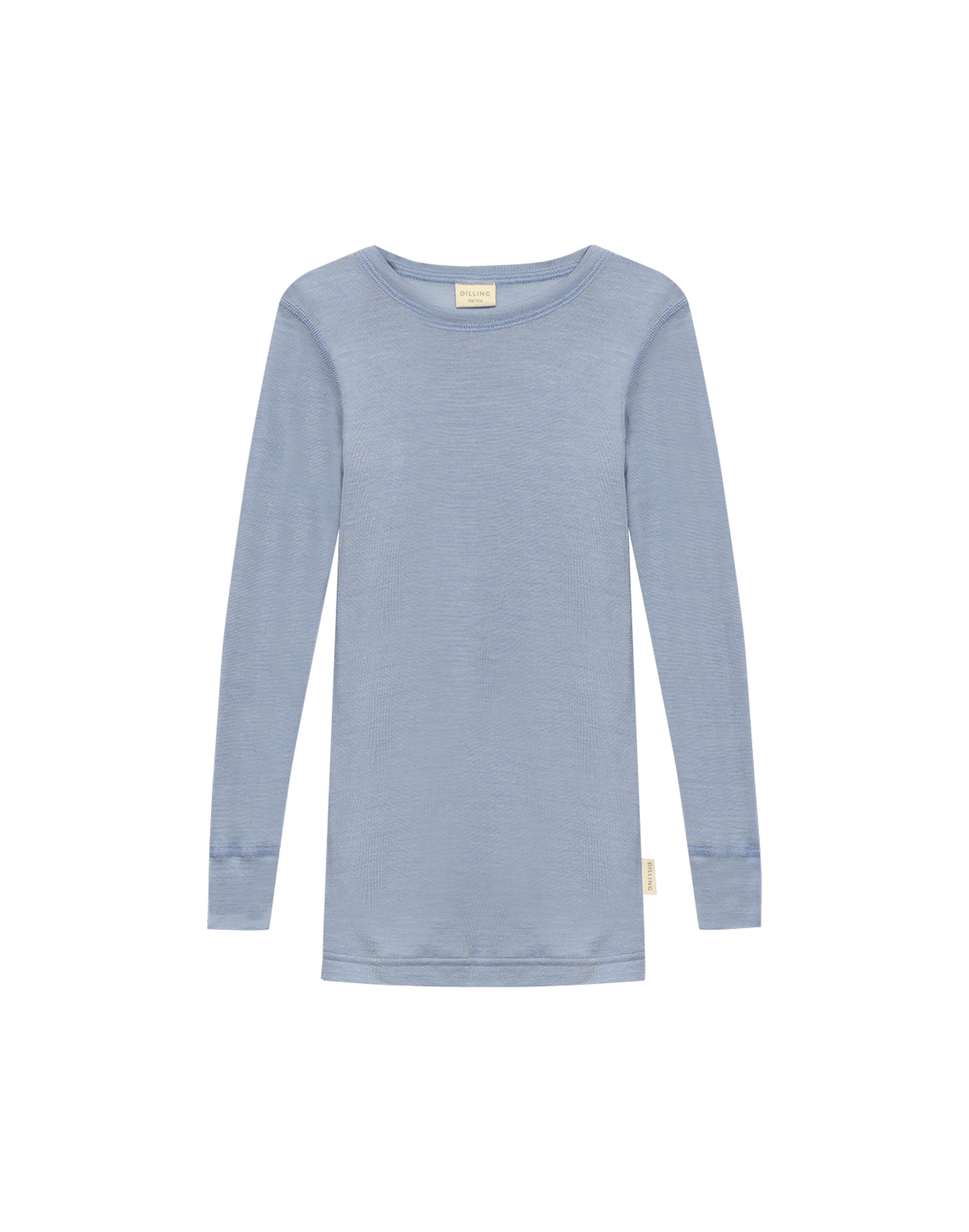 Shirt van merinowol/zijde voor kinderen
