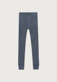 Leggings i merinoull/silke til barn