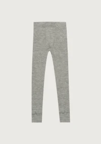 Leggings i merinoull/silke til barn